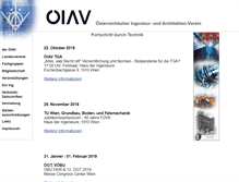 Tablet Screenshot of oiav.at